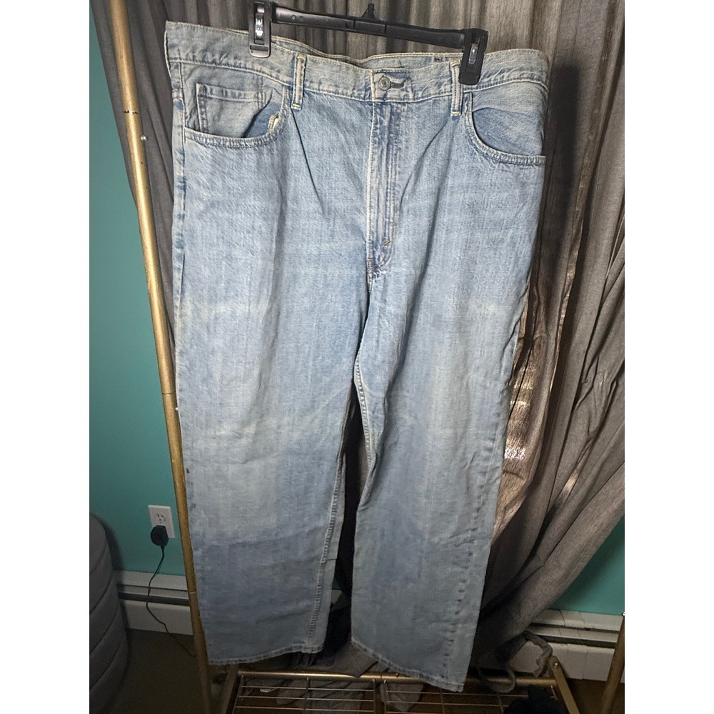 Levi's 550 Relaxed Fit Jeans Light Wash‎ Denim Mens 40x30 Blue 00550-0052